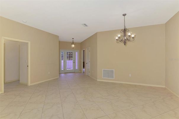 Chandelier, Empty room, Interior, Marble, Pendant Lights