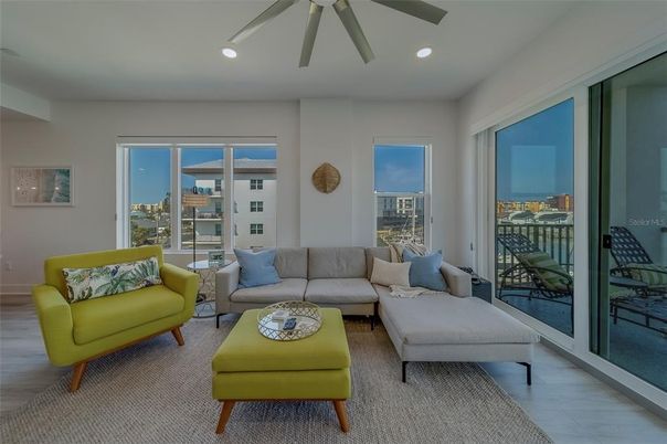 Interior, Living room, Recessed Lighting