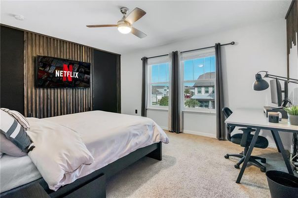 Bedroom, Home Office, Interior