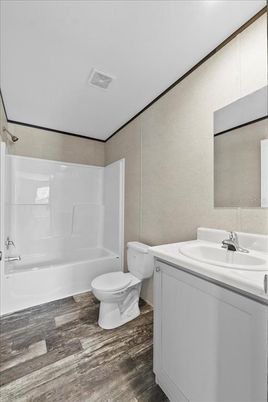 Bathroom, Interior, Wood Texture Flooring