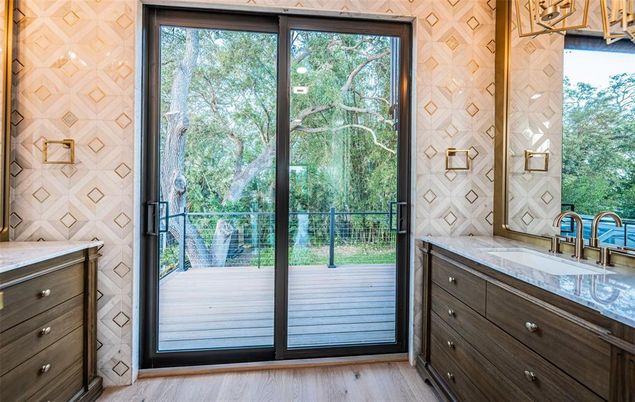 Bathroom, Interior, Wood Texture Flooring