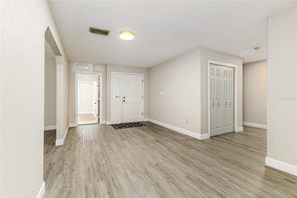 Empty room, Interior, Wood Texture Flooring
