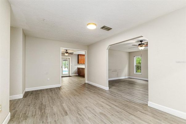 Empty room, Interior, Wood Texture Flooring