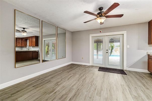 Empty room, Interior, Wood Texture Flooring