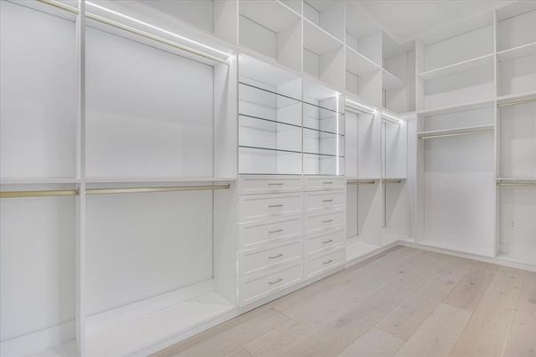 Interior, Walk-in Closets, Wood Texture Flooring