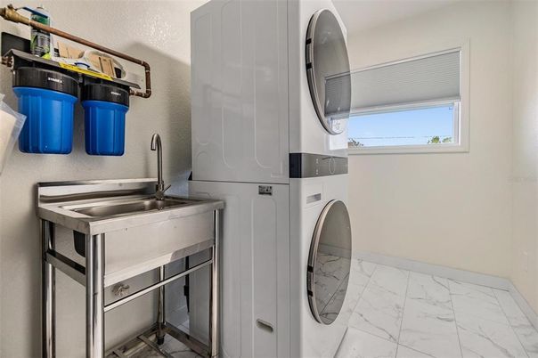 Interior, Kitchen, Marble, Utility Closets, Washer
