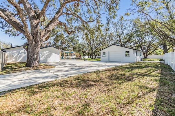 Backyard, Detached Garage, Exterior