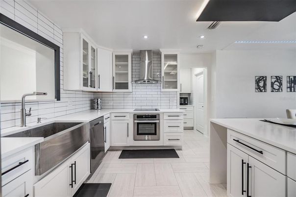 Interior, Kitchen, Recessed Lighting, Stainless Steel Appliances