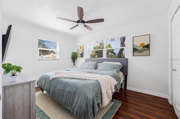Bedroom, Interior, Wood Texture Flooring