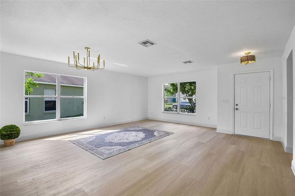 Empty room, Interior, Wood Texture Flooring