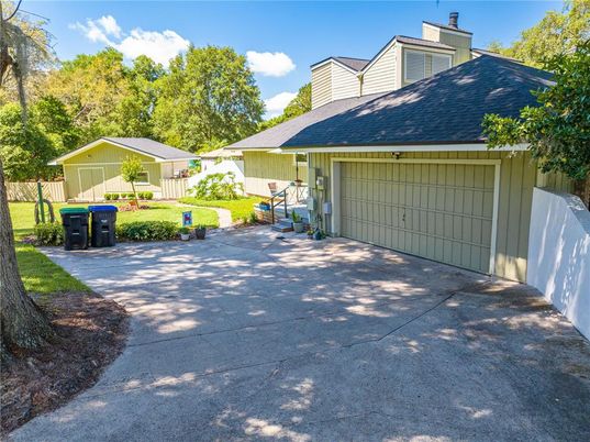 Backyard, Detached Garage, Exterior