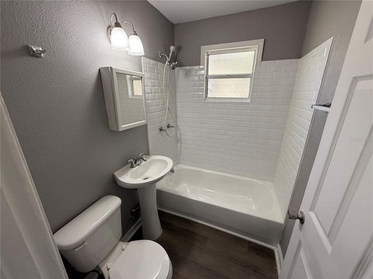 Bathroom, Interior, Wood Texture Flooring