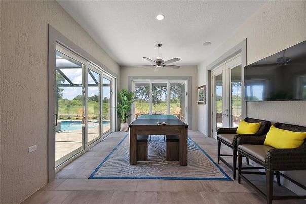 Game Room, Interior, Recessed Lighting, Sun Room, Water