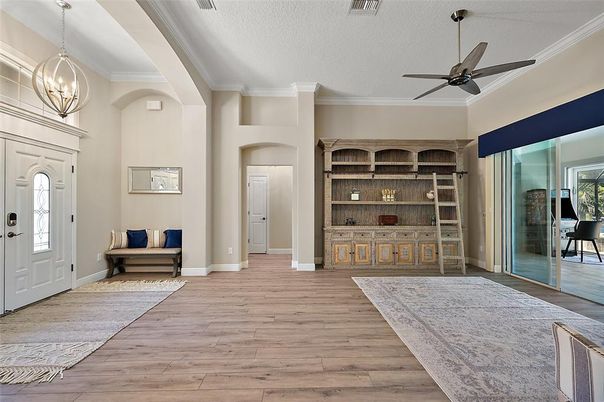 Interior, Pendant Lights, Piano, Wood Texture Flooring