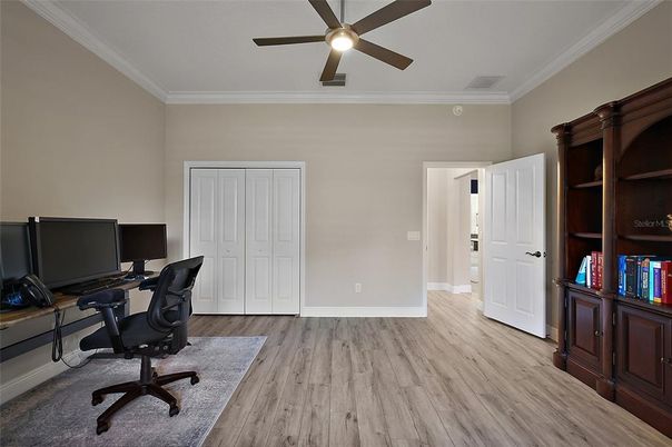 Home Office, Interior, Wood Texture Flooring