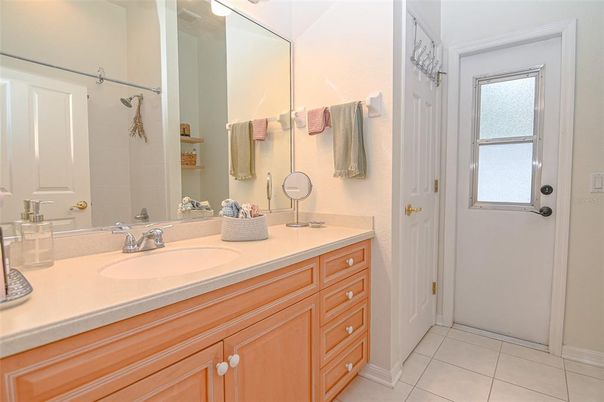 Bathroom, Dual Sink Vanities, Glass Shower, Interior