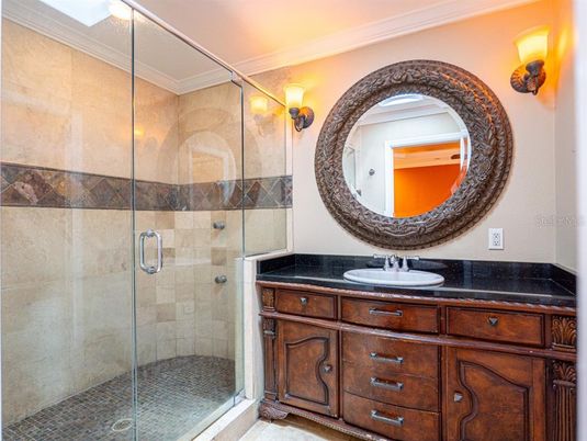 Bathroom, Glass Shower, Interior