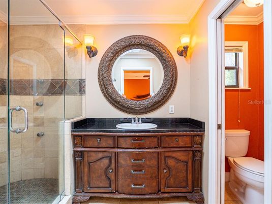 Bathroom, Glass Shower, Interior