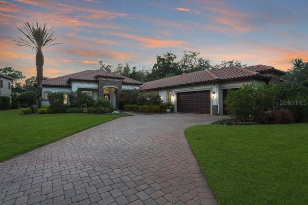 Attached, Backyard, Exterior, Facade, Mediterranean