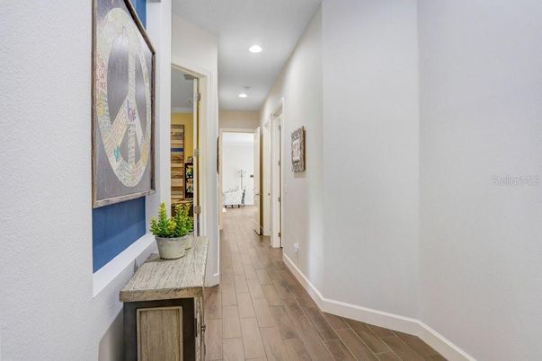 Interior, Recessed Lighting, Wood Texture Flooring