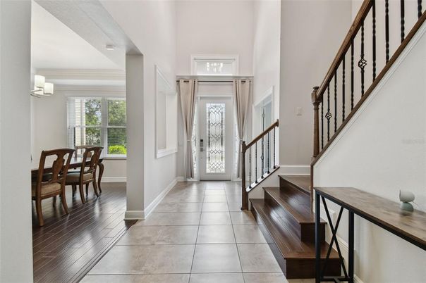 Dining room, Interior, Wood Texture Flooring