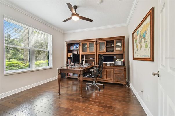 Home Office, Interior, Wood Texture Flooring