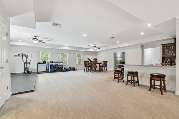 Dining room, Interior, Recessed Lighting