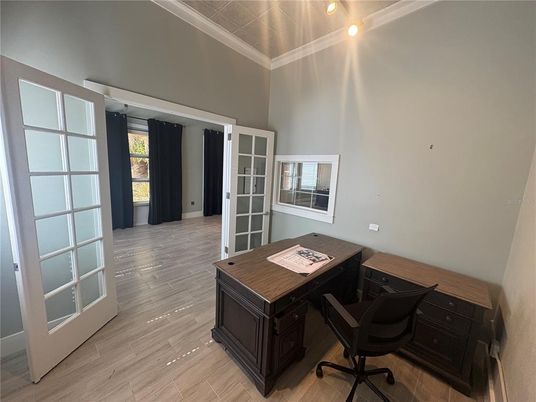 Home Office, Interior, Wood Texture Flooring
