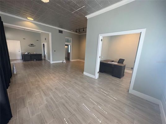Bathroom, Empty room, Interior, Wood Texture Flooring