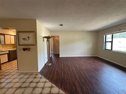 Empty room, Interior, Kitchen, Wood Texture Flooring