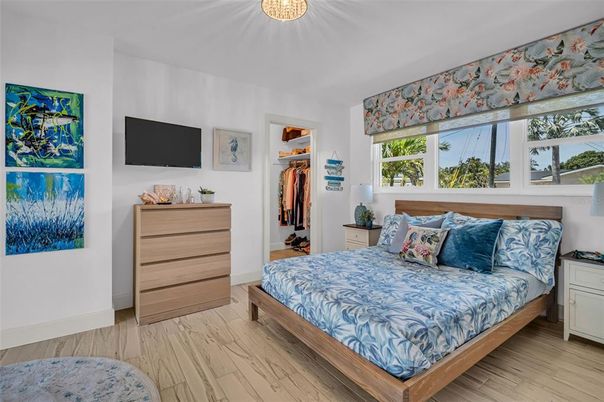 Bedroom, Interior, Wood Texture Flooring