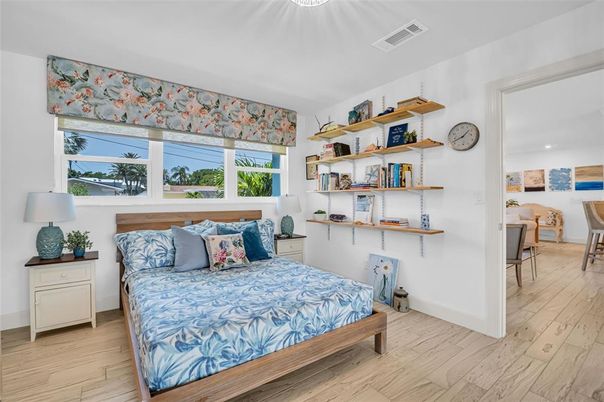Bedroom, Interior, Wood Texture Flooring