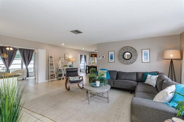 Interior, Living room, Recessed Lighting