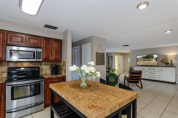Interior, Kitchen, Recessed Lighting, Stainless Steel Appliances