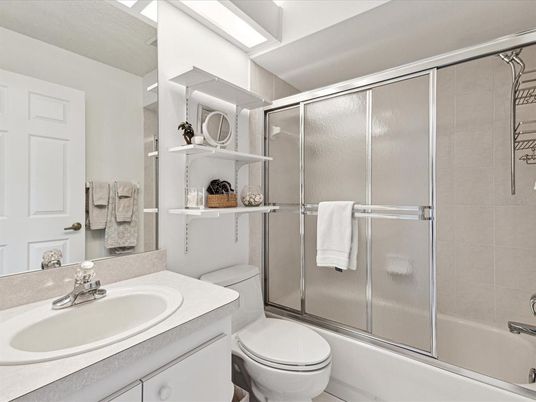 Bathroom, Glass Shower, Interior