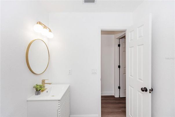 Bathroom, Interior, Wood Texture Flooring