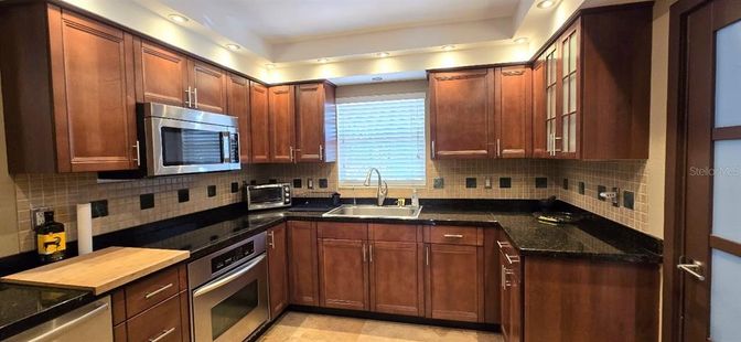 Interior, Kitchen, Recessed Lighting, Stainless Steel Appliances