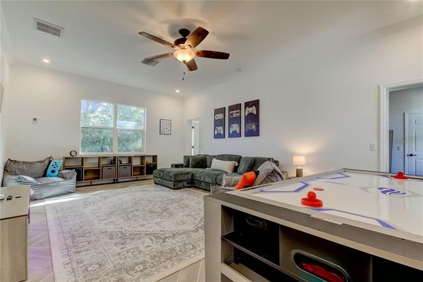 Interior, Living room, Recessed Lighting