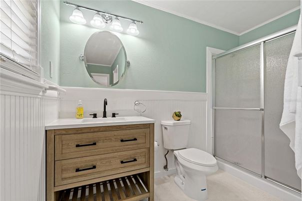 Bathroom, Glass Shower, Interior