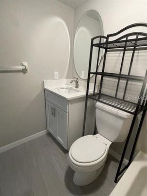 Bathroom, Interior, Wood Texture Flooring
