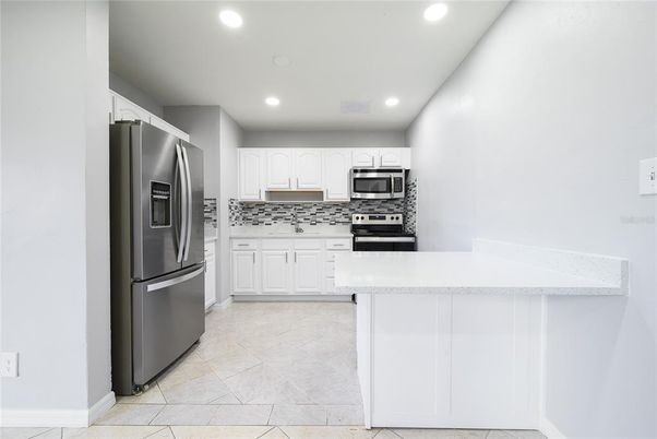 Interior, Kitchen, Recessed Lighting, Stainless Steel Appliances