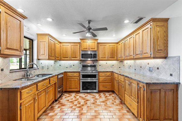 Interior, Kitchen, Recessed Lighting, Stainless Steel Appliances