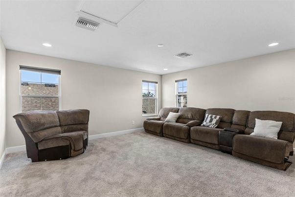 Interior, Living room, Recessed Lighting