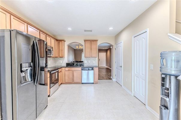 Interior, Kitchen, Recessed Lighting, Stainless Steel Appliances