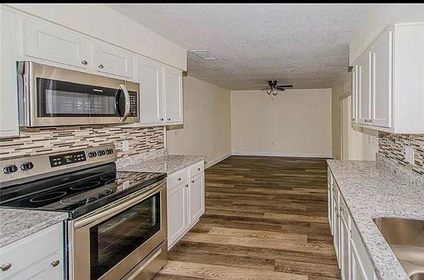 Interior, Kitchen, Wood Texture Flooring