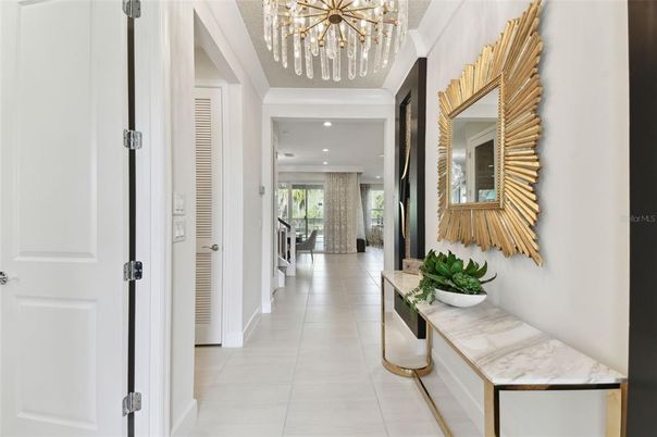 Chandelier, Interior, Recessed Lighting