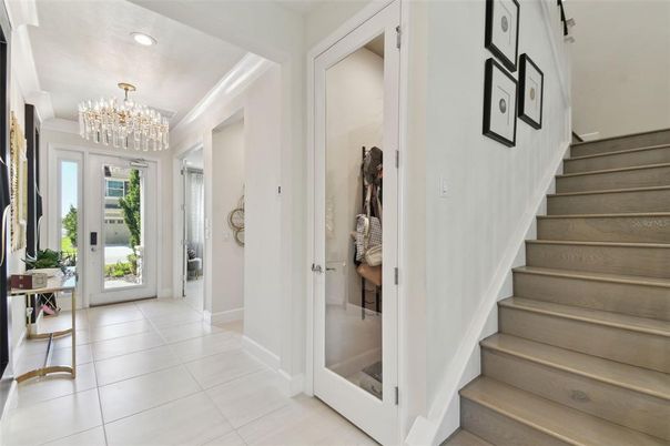 Chandelier, Interior, Recessed Lighting