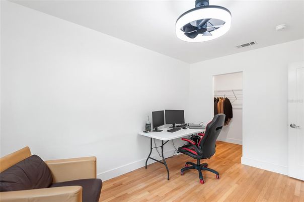 Home Office, Interior, Wood Texture Flooring