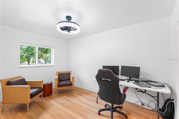 Home Office, Interior, Wood Texture Flooring