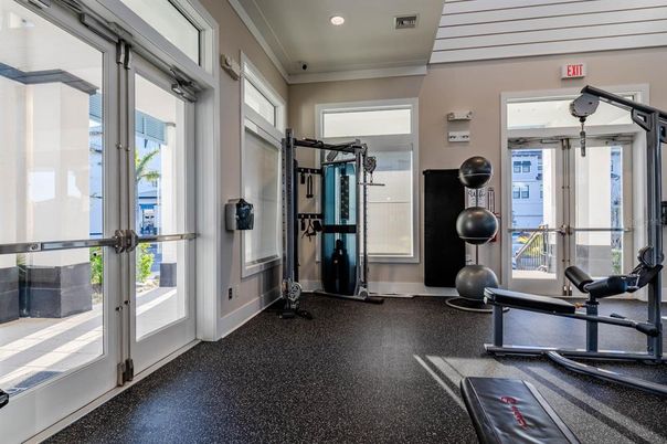 Fitness Equipment, Interior, Recessed Lighting